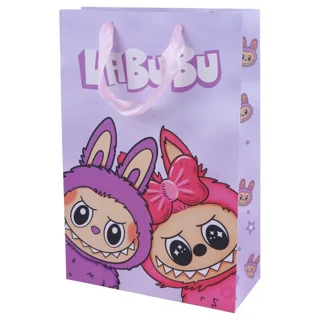 ساک هدیه گلاسه  طرح لبوبو