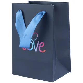 ساک هدیه گلاسه  طرح love