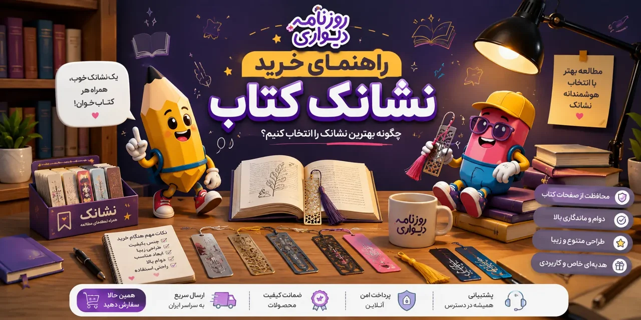 راهنمای خرید نشانک کتاب؛ چگونه بهترین نشانک را انتخاب کنیم؟