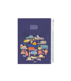 دفتر مجلد سیمی 80 برگ پاپکو کد  7178