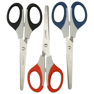 قیچی اداری اونر مدل 45001 | دسته نرم و تیغه استیل ضدزنگ