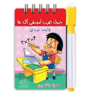 آموزش جدول ضرب گلها(وایت بردی) همراه با ماژیک