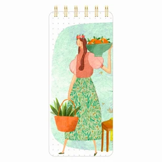 دفتر مستر نوت مدل TO DO LIST طرح سبد میوه