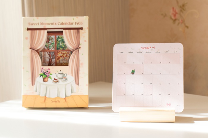 تقویم رومیزی 1405 سری Sweet Moments