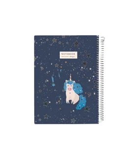 دفتر مجلد سیمی 80 برگ پاپکو کد  7178