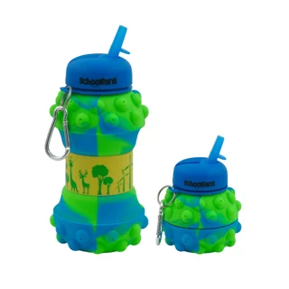 قمقمه سیلیکونی تاشوپاپیت سبز اسکول فنز کد9328