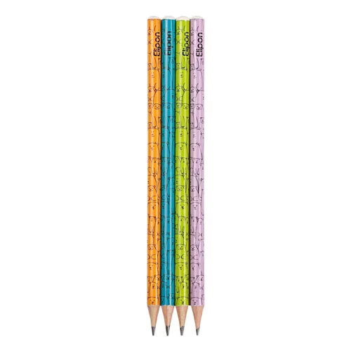 مداد مشکی الیپون بسته 4 عددی