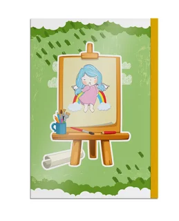 دفتر نقاشی 60 برگ پاپکو سری پرونوت طرح فرشته