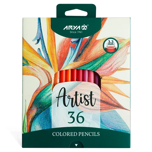 مداد رنگی 36 رنگ آریا مدل آرتیست
