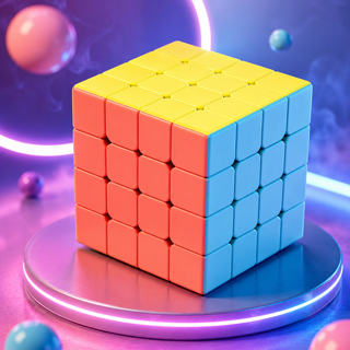 روبیک 4×4 چی یی کای یوآن پاستلی QiYi Kaiyuan Pastel 4x4 کد 953